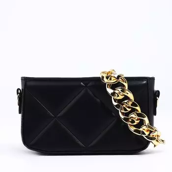 Сумка женская кросс-боди на молнии, 19511.5 см, черная