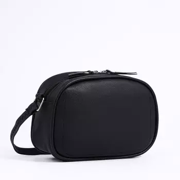 Сумка женская кросс-боди на молнии, 21714 см, черная