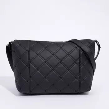 Сумка кросс-боди на молнии, цвет черный