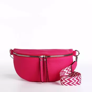 Сумка женская кросс-боди на молнии, 261016 см, фуксия