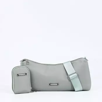 Сумка женская кросс-боди на молнии, 31713 см, мятная