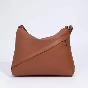 Сумка кросс-боди на молнии, цвет рыжий