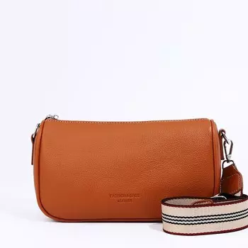 Сумка женская кросс-боди на молнии, 258.514 см, рыжая
