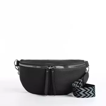 Сумка женская на молнии, цвет темно-серый