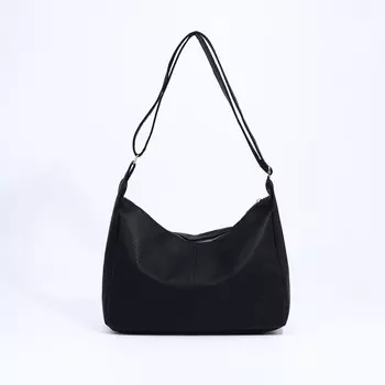 Сумка-мешок на молнии, цвет черный