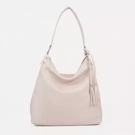 Сумка - мешок женская textura, на молнии, 321132 см, бежевая