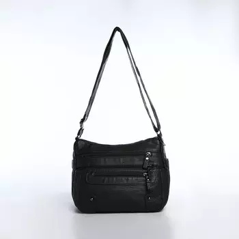 Сумка женская кросс-боди на молнии, 261121 см, темно-серая