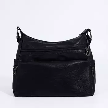 Сумка-мешок на молнии цвет темно-синий