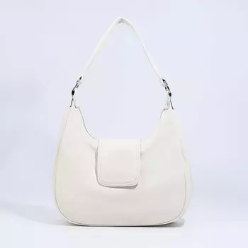 Сумка женская на молнии, цвет белый