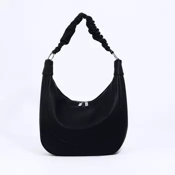 Сумка женская на молнии, цвет черный