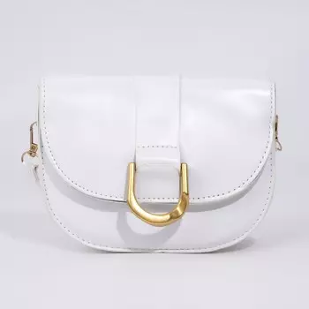 Сумка-мессенджер на магните, цвет белый