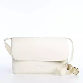 Сумка женская мессенджер на магните, 28618 см, белая