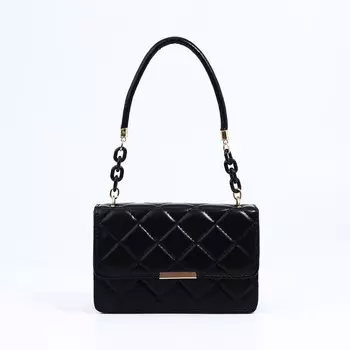 Сумка женская на магните, цвет черный