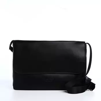 Сумка женская мессенджер на магните, 28618 см, черный