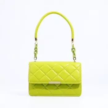 Сумка женская на магните, цвет зеленый