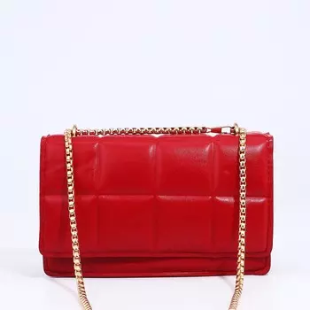 Сумка мессенджер на молнии, цвет красный