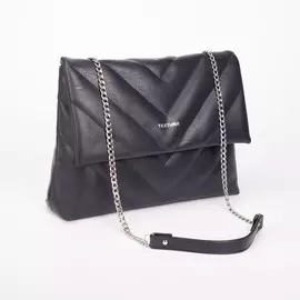 Сумка-мессенджер на клапане, цвет синий