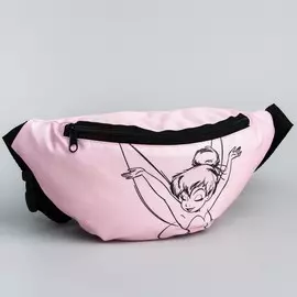 Сумка на пояс феи, 25*6*13, отд на молнии, без подклада, розовый