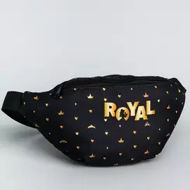 Сумка на пояс princess, 25613, отд на молнии, без подклада, черный