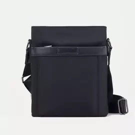 Сумка на молнии, 2 наружных кармана, цвет чёрный