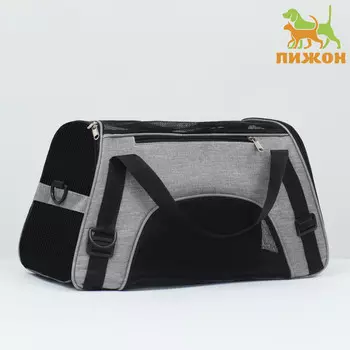 Сумка-переноска сетчатая, 422128 см, серая