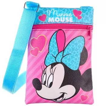 Сумка детская через плечо для девочки, 11х16 см, минни маус