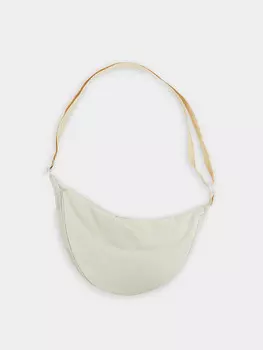 Сумка поясная кремовая