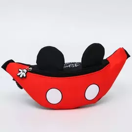 Сумка поясная детская с ушками, 25х6х13 см, микки маус