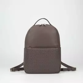 Сумка-рюкзак на молнии, цвет коричневый