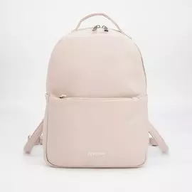 Сумка-рюкзак, отдел на молнии, наружный карман, цвет пудра