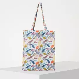 Сумка-шопер без молнии, без подкладки, цвет белый