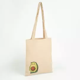 Сумка-шопер без молнии, без подкладки, цвет бежевый