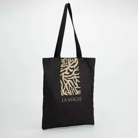 Сумка-шопер магия без молнии, без подкладки, цвет чёрный