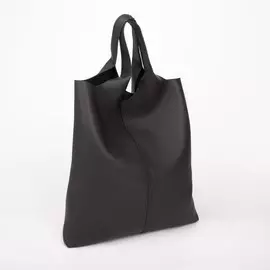 Сумка женская без застежки textura, большой размер, цвет черный