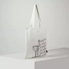 Сумка-шоппер, 1 отдел, цвет белый