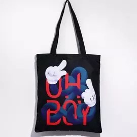 Сумка шоппер микки и друзья, 31*1*40,5см, отдел без молнии, без подклада