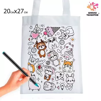 Сумка-шоппер, раскраска