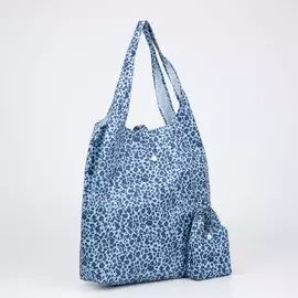 Сумка складная на кнопке, цвет синий