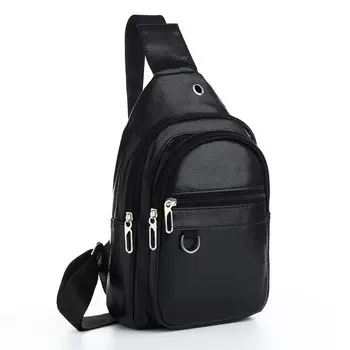 Сумка-слинг мужская, цвет черный