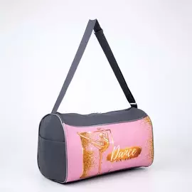 Сумка спорт dance on air 40х24х21, отд на молнии, 2 н/кармана, розовый