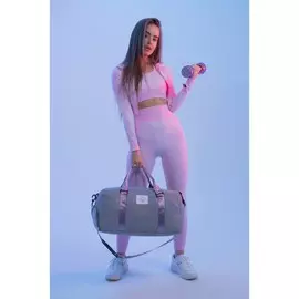 Сумка спортивная choose your way на молнии с подкладкой, отдел для обуви, цвет серый