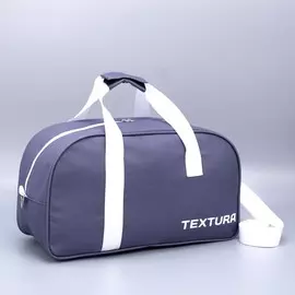 Сумка спортивная на молнии, без подкладки, цвет серый