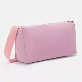 Сумка спортивная отдел на молнии, регулируемый ремень, розовый