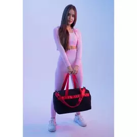 Сумка спортивная take the riskна молнии с подкладкой, отдел из пвх, отдел для обуви, цвет чёрный