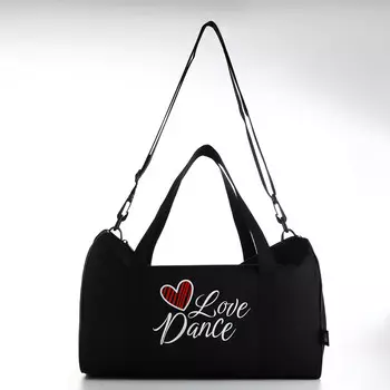 Сумка спортивная textura, на молнии с подкладкой, длинный ремень, маленький размер, черная