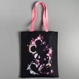 Сумка текстильная микки, 31*1*40,5см, отдел без молнии, без подклада