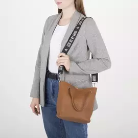 Сумка тоут, 29х13х22 см, цвет коричневый