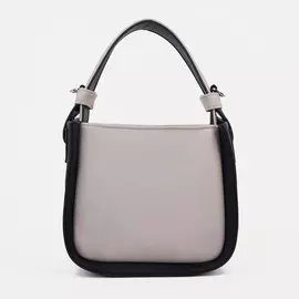 Сумка-тоут на молнии, цвет бежевый