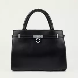 Сумка-тоут на молнии, цвет чёрный