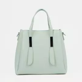 Сумка-тоут на молнии, цвет зелёный